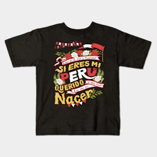 Peruvian Independence Kids T-Shirt